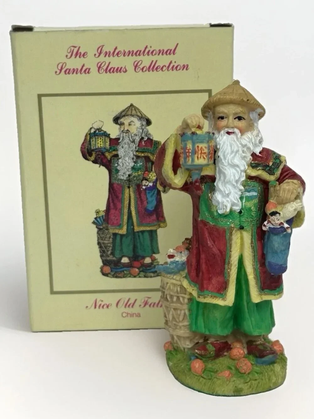 13 Vintage Collectible - The International Santa Claus Collection Figurines
